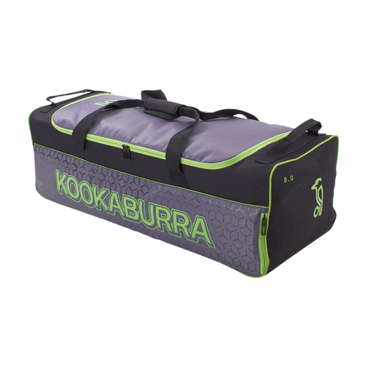 Kookaburra 6.0 Holdall Cricket Kit Bag - 2020 Back/Lime