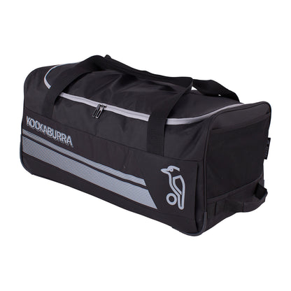 Kookaburra 9500 Wheelie Bag (Black/Grey)-2024