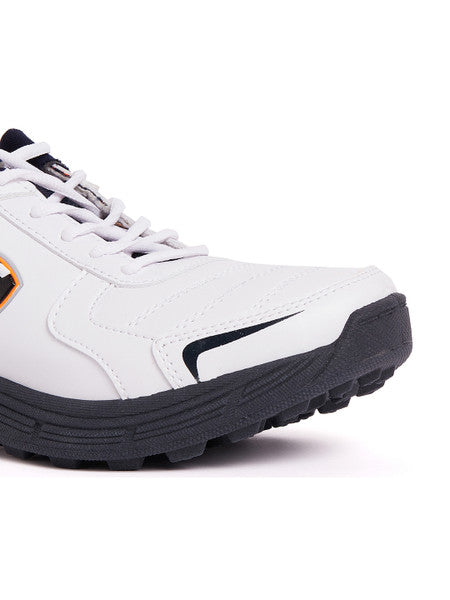 SG Savage Stud Cricket Shoes- White/Navy/Orange