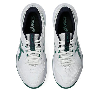 Asics Gel-Peake 3 (White/ Jasper Green) Cricket Shoes