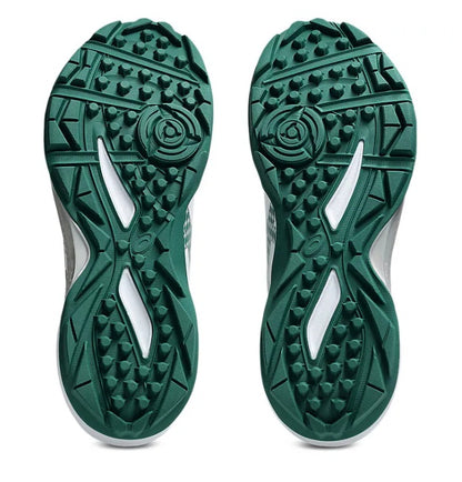 Asics Gel-Peake 3 (White/ Jasper Green) Cricket Shoes
