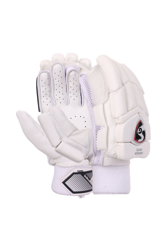 SG ARMOUR WHITE Batting Gloves 2025