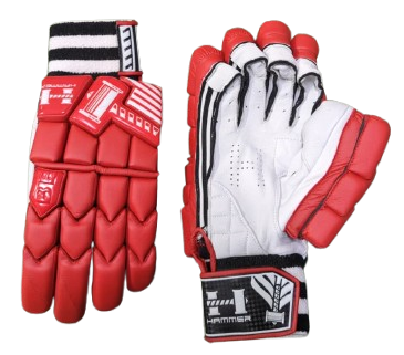 Hammer Black Edition Batting Gloves - Red