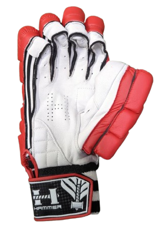 Hammer Black Edition Batting Gloves - Red