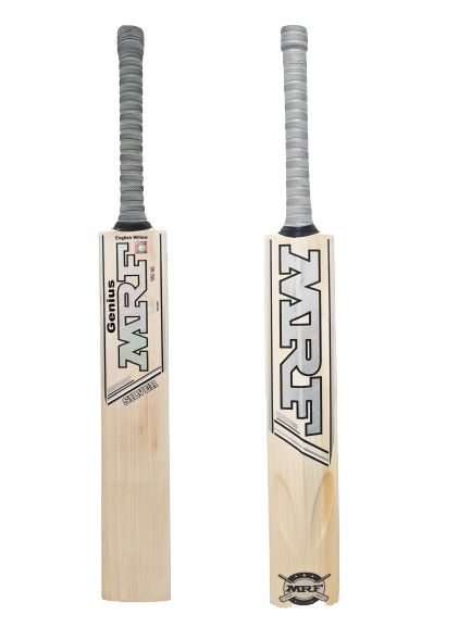 MRF Genius Silver Cricket Bat 2025