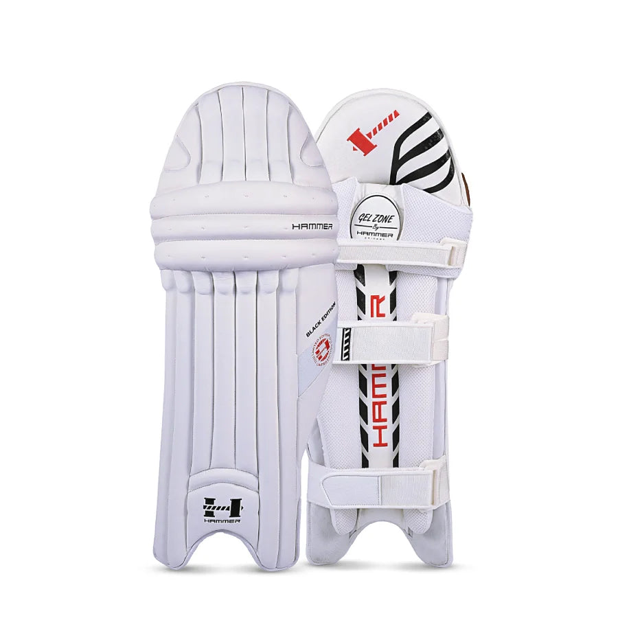 Hammer Black Edition Batting Pad - White