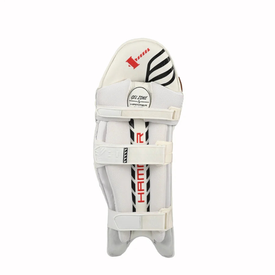 Hammer Black Edition Batting Pad - White