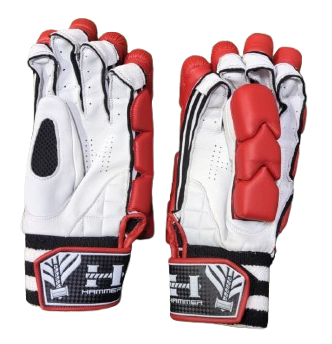 Hammer HEL-156 Batting Gloves - Red