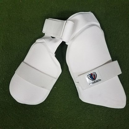 Hammer Combo Thigh Guard Junior (White)