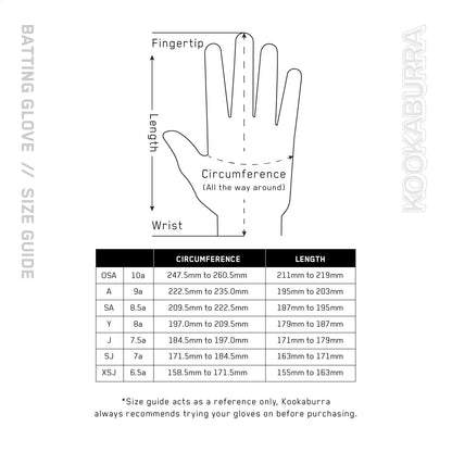 Kookaburra Kahuna 2.1 Cricket Batting Gloves 2024