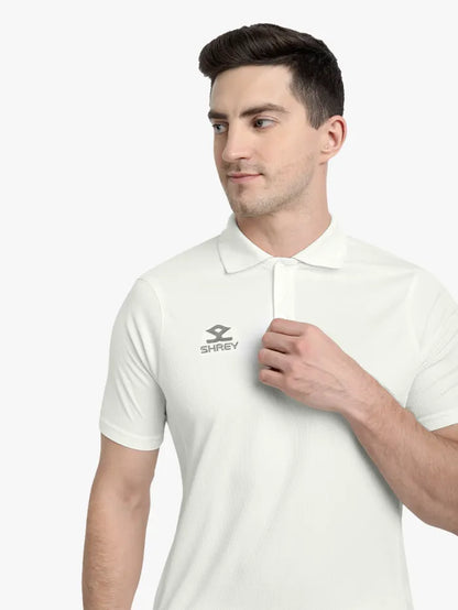 Shrey Cricket Match 2.0 Shirt S/S (Off White)