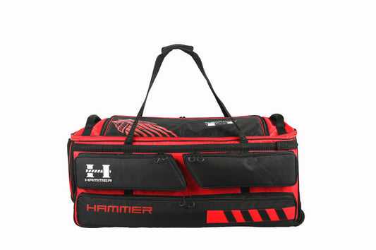 Hammer Black Edition Trolley Wheelie Cricket kit Bag