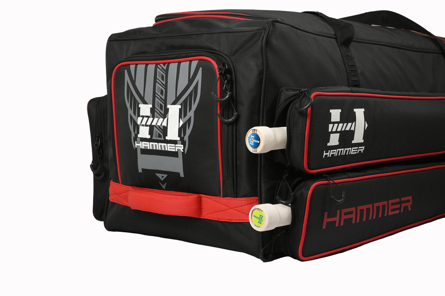 Hammer Black Edition Trolley Wheelie Cricket kit Bag