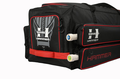 Hammer Black Edition Trolley Wheelie Cricket kit Bag