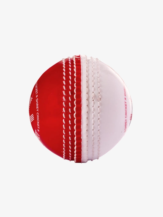 Shrey Bolt Cricket Ball - Red/White  (Pack Of 6)