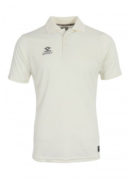 Shrey Cricket Match Shirt S/S (Off White)