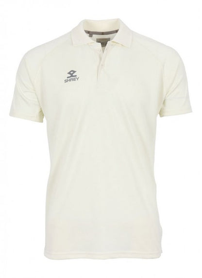 Shrey Cricket Match Shirt - JUNIOR (Off White - India Size)