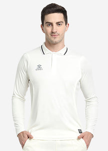 Shrey Cricket Premium Shirt L/S (Off White)