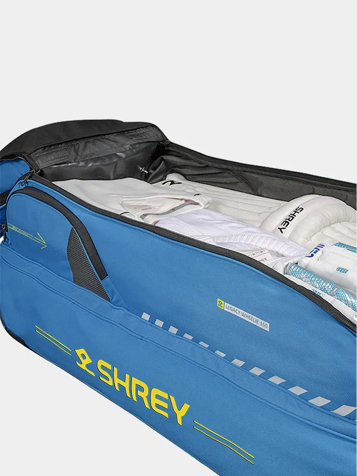 Shrey Legacy Wheelie 150 Cricket Bag - Brittany Blue