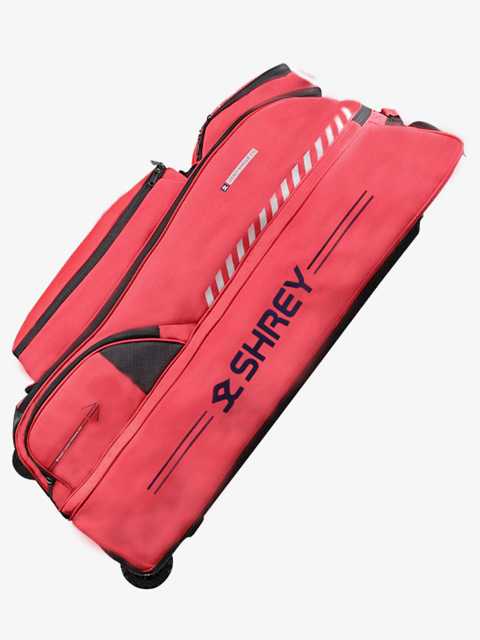 Shrey Legacy Wheelie 150 Cricket Bag - Radiant Red