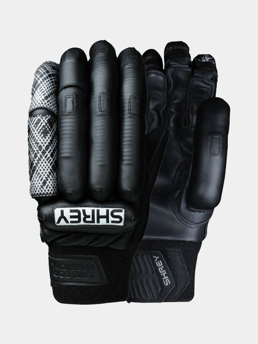 Shrey Meta VR Batting Gloves - Black