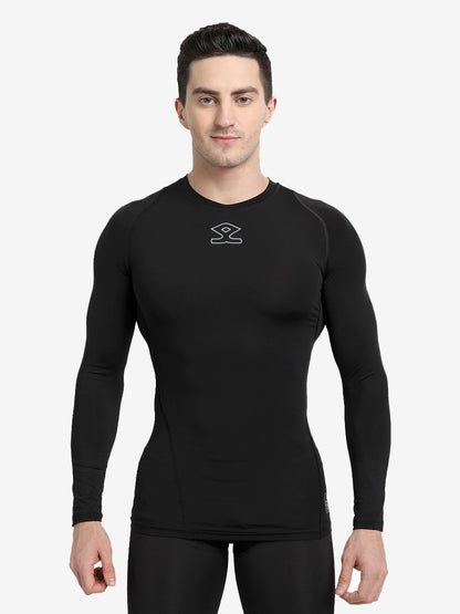 Shrey Intense Compression Long Sleev Top - Black