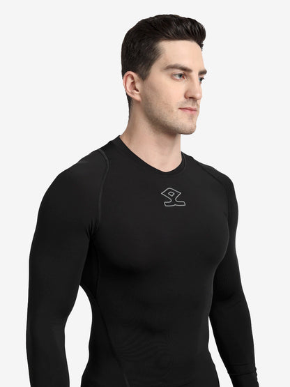 Shrey Intense Compression Long Sleev Top - Black