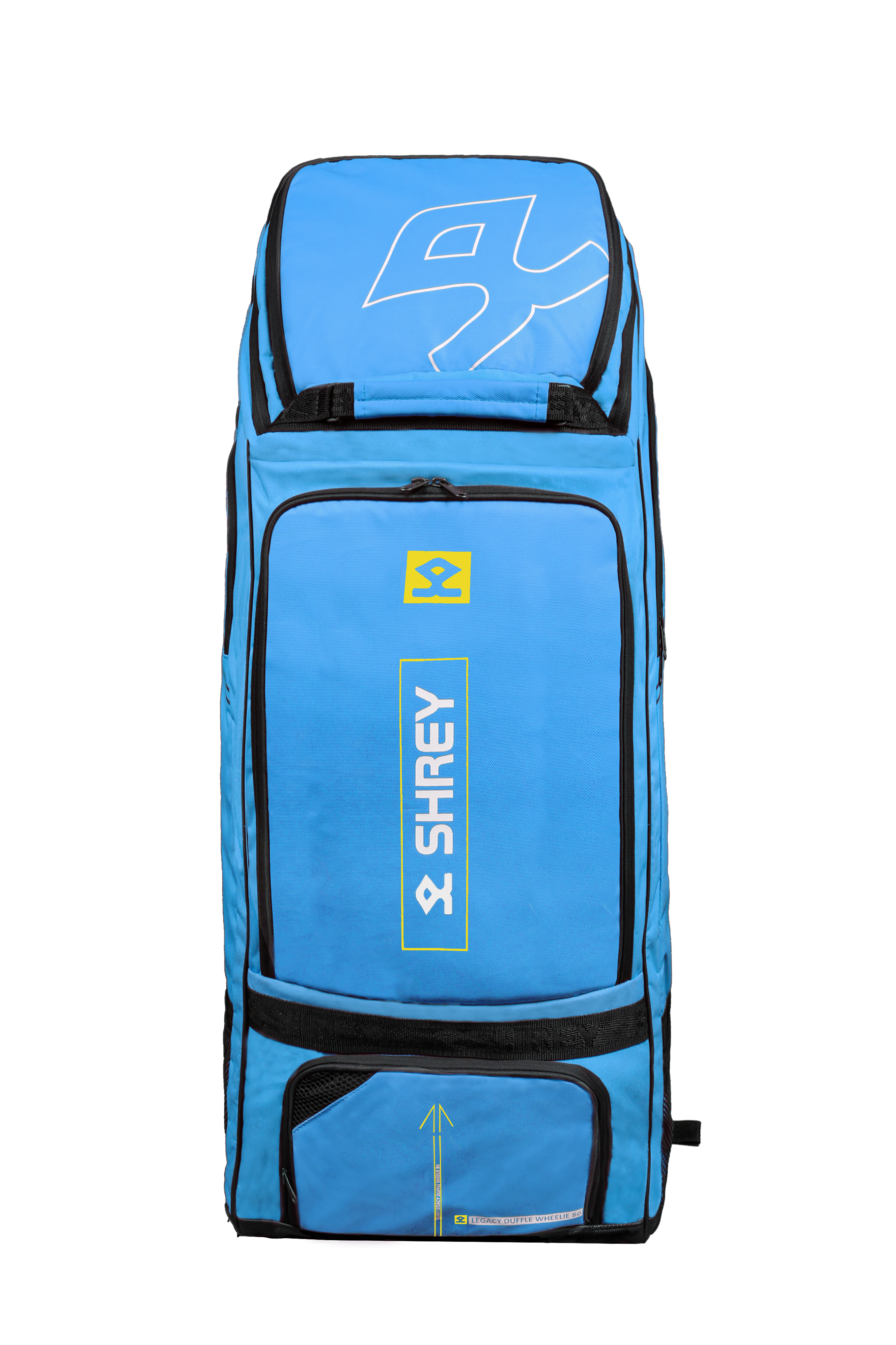 Shrey Legacy Duffle Wheelie 80 Cricket Bag - Brittany Blue