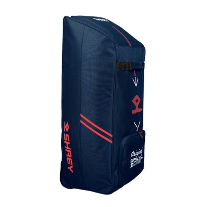 Shrey Star Duffle Wheelie 2.0 Cricket Bag - Navy & Red