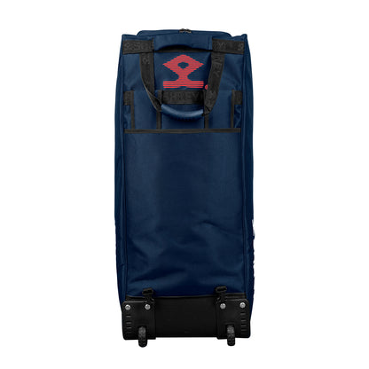 Shrey Star Duffle Wheelie 2.0 Cricket Bag - Navy & Red