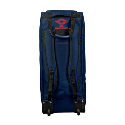 Shrey Star Duffle Wheelie 2.0 Cricket Bag - Navy & Red