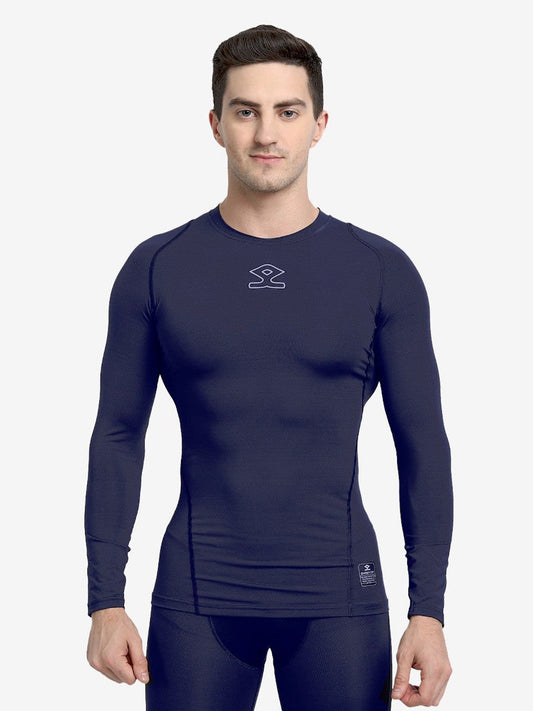 Shrey Intense Compression Long Sleev Top - Navy