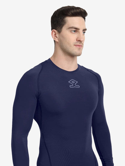 Shrey Intense Compression Long Sleev Top - Navy
