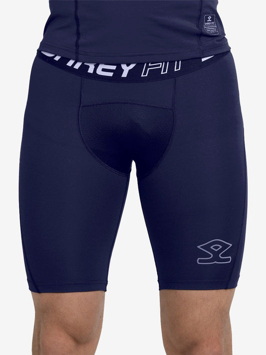 Shrey Intense Compression Shorts - Navy