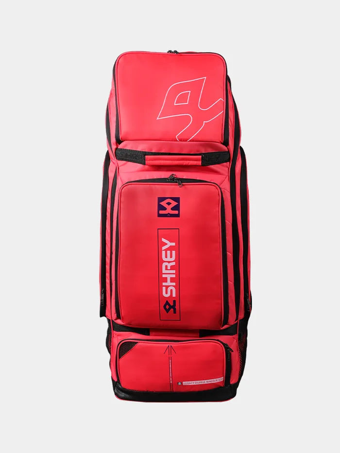 Shrey Legacy Duffle Wheelie 120 Cricket Bag - Radiant Red