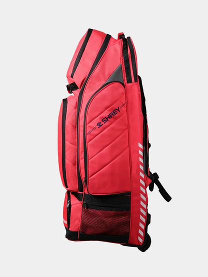 Shrey Legacy Duffle Wheelie 120 Cricket Bag - Radiant Red