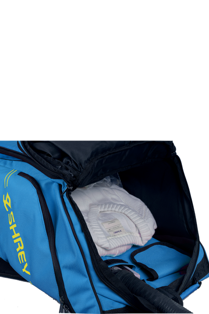 Shrey Legacy Duffle Wheelie 80 Cricket Bag - Brittany Blue