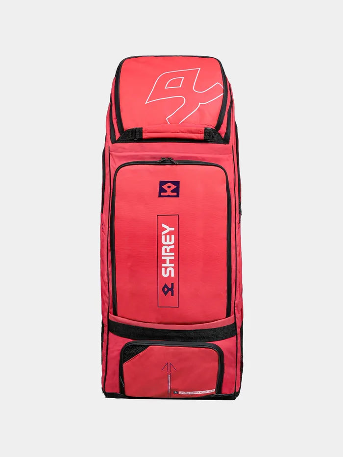 Shrey Legacy Duffle Wheelie 80 Cricket Bag - Radiant Red