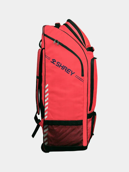 Shrey Legacy Duffle Wheelie 80 Cricket Bag - Radiant Red