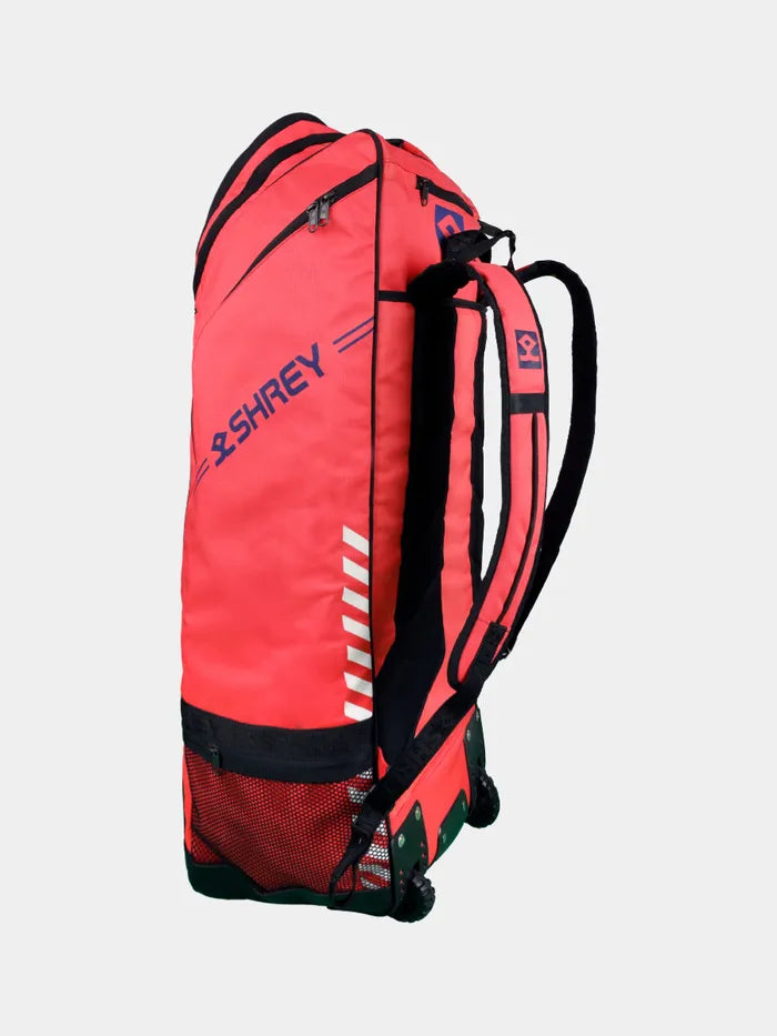 Shrey Legacy Duffle Wheelie 80 Cricket Bag - Radiant Red