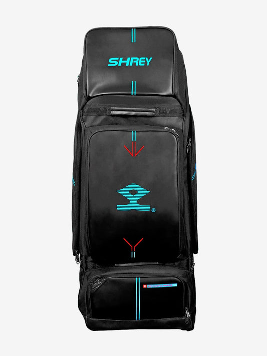 Shrey Meta 120 Duffle Wheelie Cricket Bag - Black