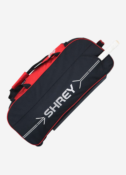 Shrey Ranger Wheelie Bag -Black & Red