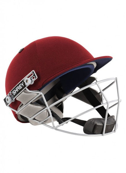 Shrey STAR Steel Cricket Helmet 2022-Maroon