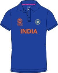 ICC Mens India Polo - Poly - TWC 2 (T20 - 2016 - Indian Sizes)