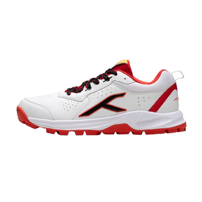 Hundred Hyper Drive Cricket Shoes (White/Red/Black)