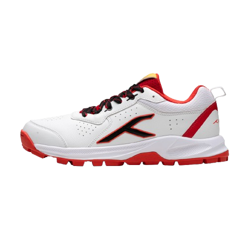 Hundred Hyper Drive Cricket Shoes (White/Red/Black)