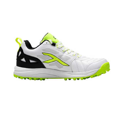 Hundred TerraField Cricket Shoes (White/Lime/Black)