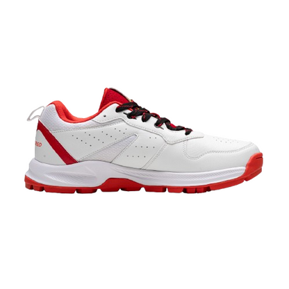 Hundred Hyper Drive Cricket Shoes (White/Red/Black)