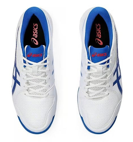 Asics Gel-Peake 2 (White & Tuna Blue) Cricket Shoes