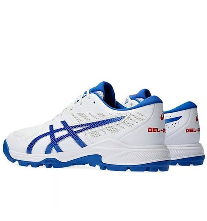 Asics Gel-Peake 2 (White & Tuna Blue) Cricket Shoes